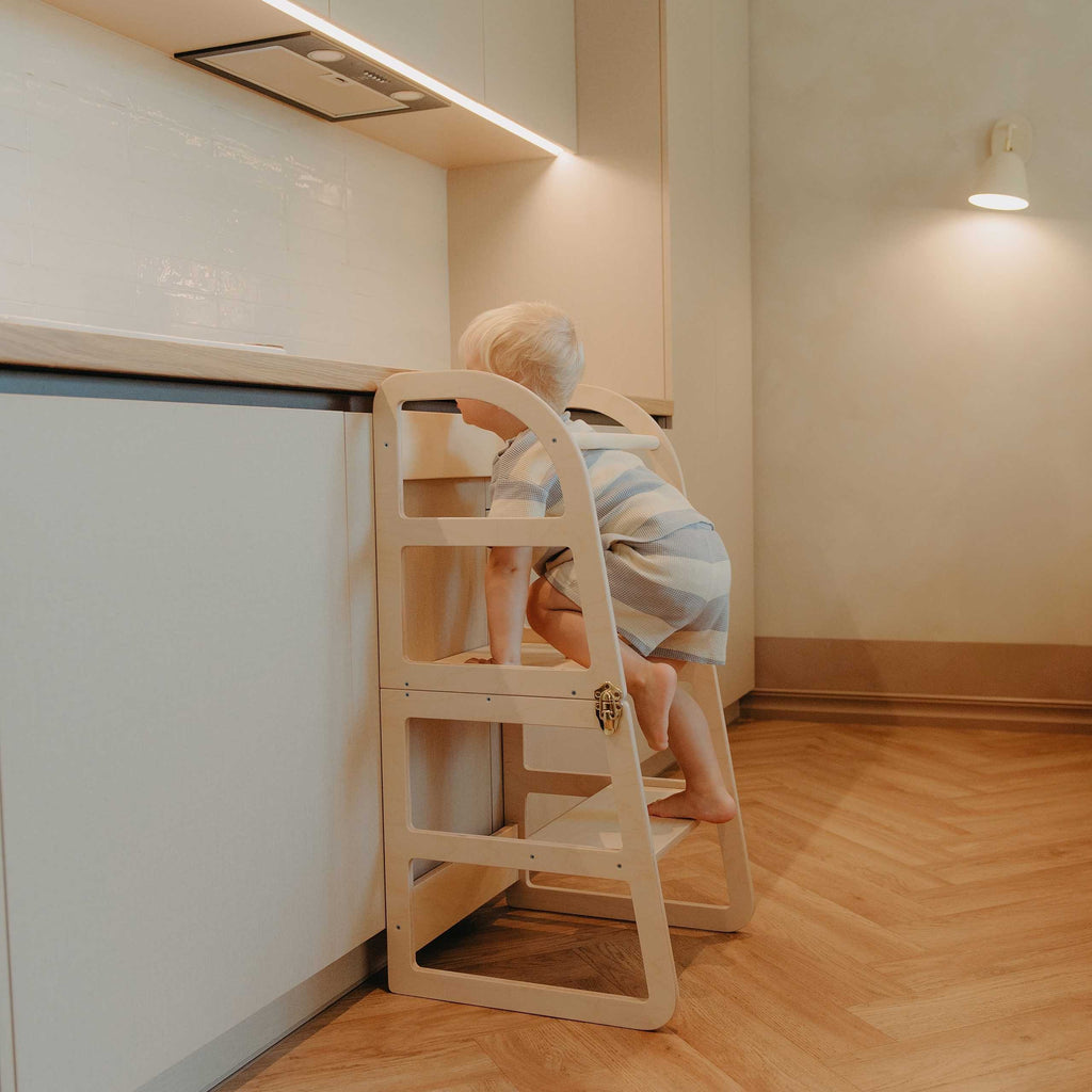 Transformable Kitchen Tower, Convertible 2-in-1